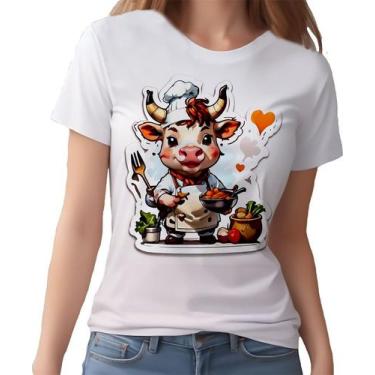 Imagem de Camisa Camiseta Color Chefe Vaquinha Cozinheira Cozinha 8 - Enjoy Shop