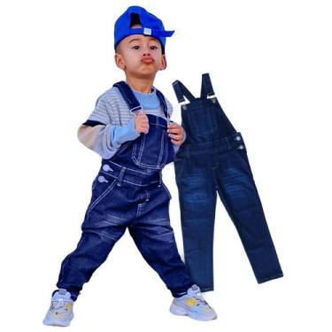 Imagem de Macacão Calça Jardineira Infantil Criança Menino Masculino - Miguelito