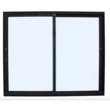 Imagem de Janela SEM GRADE 2 Folhas L25 - Prover Esquadrias, 100x180, Preto