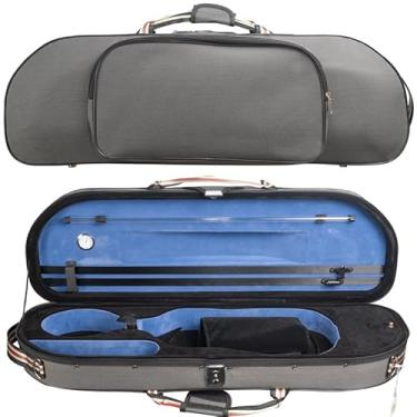 Imagem de Estojo Case Violino Antoni Marsale SN100 Meia Lua Preto Azul