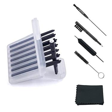 Imagem de Elonvoc (4 Pacotes) Filtros De Proteção De Cera Para Aparelhos Auditivos (32 Unidades) Cera De Reposição Cerumen Stop Wax Traps Para Phonak, Widex, Unitron E Resound - Kit De Limpeza De Aparelhos Audi
