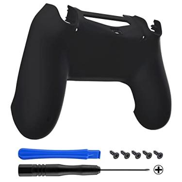 Imagem de eXtremeRate capa de invólucro inferior traseira peças de substituição para PS4 Slim Pro Controller JDM-040 JDM-050 JDM-055, Preto