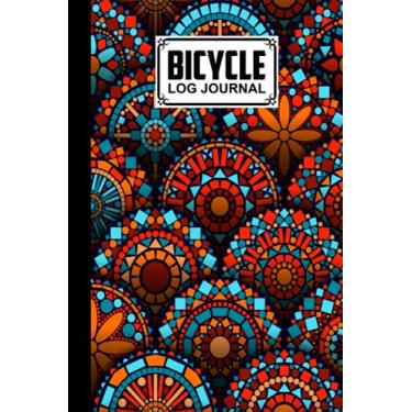 Imagem de Bicycle Log Journal: Cycling Logbook Mandalas Cover, Bike Riding, Bicycle Lovers, Log Book to keep track of daily Biking Training | 120 Pages, Size 6" x 9" | by Nadine Siebert
