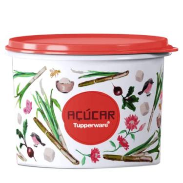 Imagem de Tupperware Caixa Açúcar 1,4Kg Floral | Conservar Mantimentos