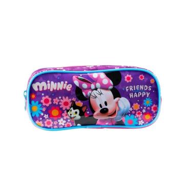Imagem de Estojo Escolar Minnie Mouse Lilás Original Disney-Feminino