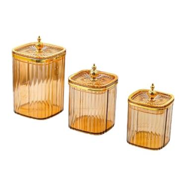 Imagem de Bothyi 3 Peças Caixas de Armazenamento Caixa de Armazenamento de Alimentos de Alimentos de Alimentos Nórdicos Snack Dividido para Lanches para Lanches de Noz, Contas da torre âmbar