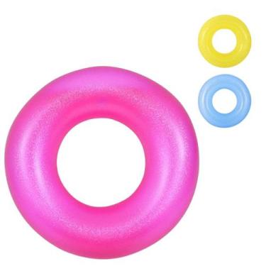 Imagem de Boia Circular Inflável 60cm Mosaico Color - STORE BIROCHI, Rosa