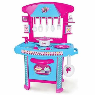 Imagem de Kit Cozinha Da Barbie Fogãozinho Chef Cotiplás - 2228