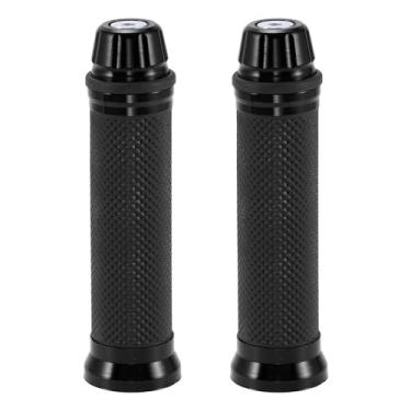 Imagem de Motoforti 22 mm 15/40.6 cm 24 mm Capa universal para guidão de motocicleta liga de alumínio para motocicleta, scooter, bicicleta, quadriciclo, preto, 1 par