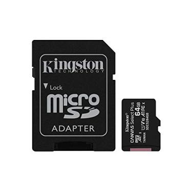 Imagem de Cartão de memória Kingston 64 GB microSDXC Canvas Select Plus Class 10 SDCS2