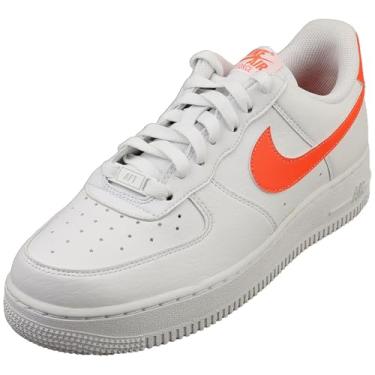 Imagem de Nike Air Force 1 Low feminino, Branco/Light Wild Mango, 37