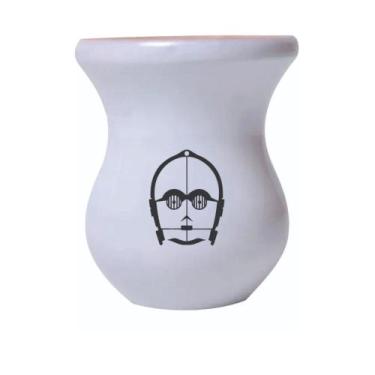 Imagem de Cuia De Madeira Branca Personalizada Star Wars mod.04 - Mix atacadista