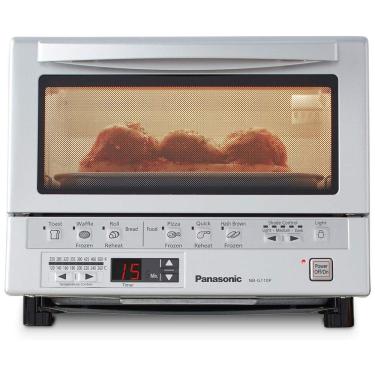 Imagem de Forno Elétrico de Bancada com Temporizador, 1300W, Aço Inoxidável, 110v, PANASONIC NB G110P, Prateado