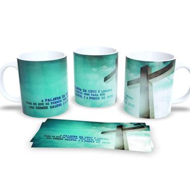 Imagem de Canecas Evangélicas Personalizadas Fé e Inspiração em Cada Gole