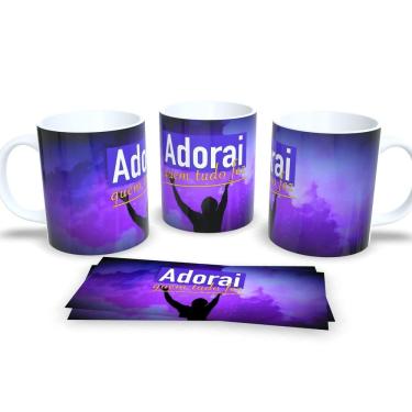 Imagem de Canecas Evangélicas Personalizadas Fé e Inspiração em Cada Gole