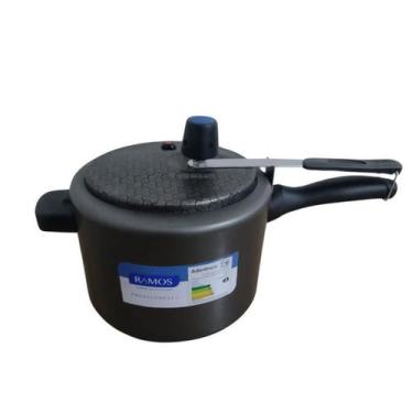 Imagem de Panela De Pressão 4,5 Litros Pressionela Grafite - Ramos - ALUMINIO RA