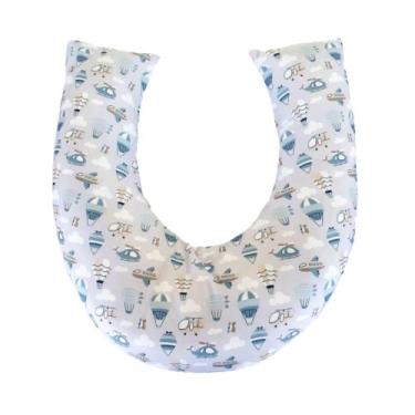 Imagem de Almofada Amamentação para Bebê Sublimada com Zíper - AVM Enxovais, Bal