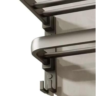 Imagem de Toalheiro De Parede Porta Toalhas De Banho Duplo 60cm 40cm(Toalheiro D/Parede 60cm)