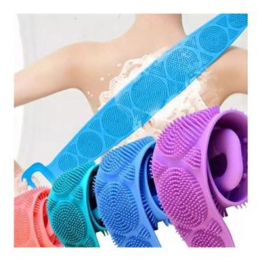 Imagem de Escova Esponja Banho Lava Costas Bucha Esfolia Pop Sponge - FWD