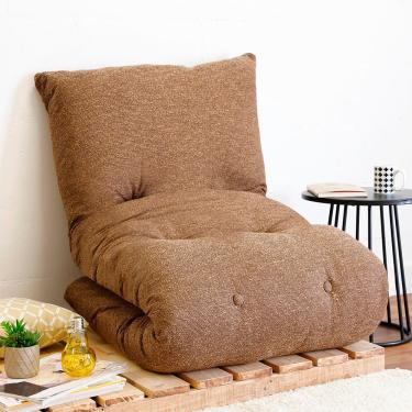 Imagem de Futon Dobrável de Espuma Solteiro Marrom - Emcompre