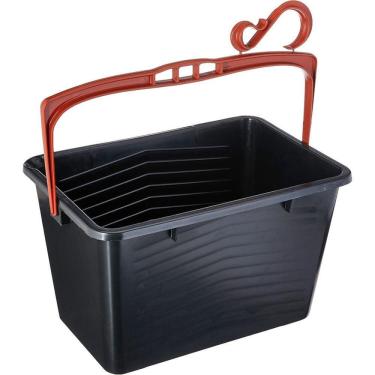 Imagem de Pincéis Atlas 610p Cacamba Para Pintura Preta 10l