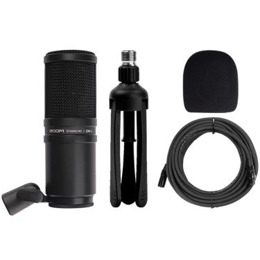 Imagem de Microfone Zoom ZDM-1 Dynamic + Suporte para tripé + Cabo