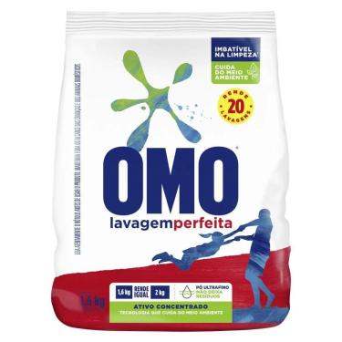 Imagem de Sabão em Pó OMO Lavagem Perfeita Sachê 1,6kg