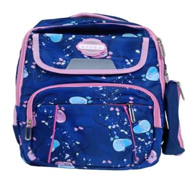 Imagem de Mochila infantil juvenil feminina - Volta as aulas - G502, Azul