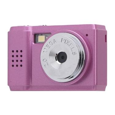 Imagem de Câmera Digital Retro, Câmera de Viagem de 2MP de 1080p 2MP Com Tela Colorida, Ponto Portátil Recarregável do Tipo C e Câmera Digital de Filmagem para Crianças e Adultos