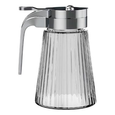 Imagem de Porta Mel Pequeno Meleira De Vidro Com Dosador E Tampa - 270ml