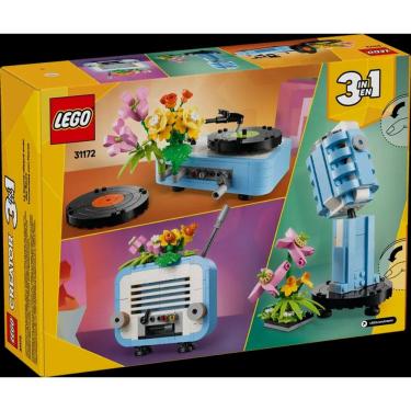 Imagem de Brinquedo de montar - toca-discos 3 em 1 com flores LEGO Creator LEGO DO BRASIL