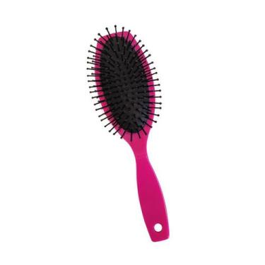 Imagem de Escova de Cabelo Almofadada Oval Salles Profissional, Rosa