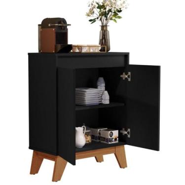 Imagem de Aparador De Cozinha Cantinho Do Café Buffet Cancun 2 Portas LET Decor 