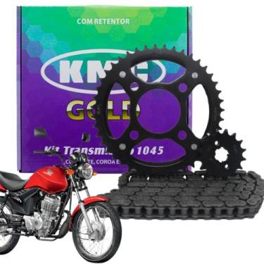 Imagem de Kit Relação Honda Cg Titan Fan 125 2009 2010 C/ Retentor Kmc - Geral