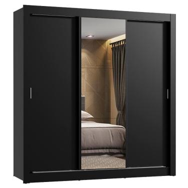 Imagem de Guarda Roupa Casal Lyon 3 Portas de Correr 2 Gavetas Madesa