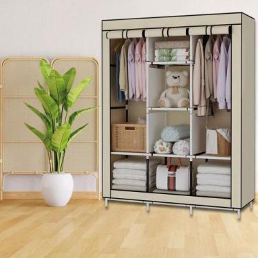 Imagem de Guarda roupa cabideiro portatil prateleiras dobravel - Yeet