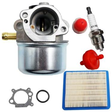 Imagem de LIZAPUS Carburador compatível com Troy Bilt 6,75HP 53.3 cm Tuff Cut 210 cortador de grama 11A-426A011 12A-G835E711 123K02 123K05 124K02 124L02 Kit de carburador de substituição