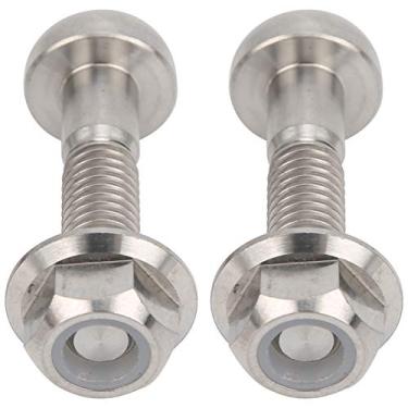Imagem de Titânio liga bicicleta alavanca do freio parafuso alta resistência durável leve peças de reposição para Brompton Folding Bike 2pcs 14g