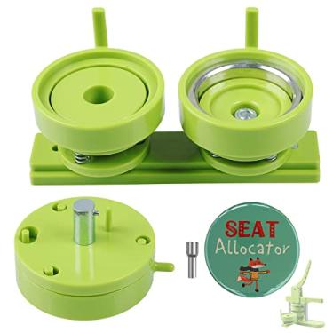 Imagem de Happizza Molde Para Fabricação De Botões 2,25"/58 Mm, Matriz Intercambiável Adequado Prensa Pinos Máquina Trilho Deslizante