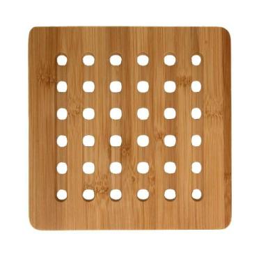 Imagem de Descanso de Panela Quadrado Bambu 19,5cm - ACASA