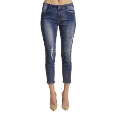 Imagem de Calça Jeans Cropped Alphorria Feminina-Feminino