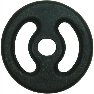 Imagem de Poli Sports Anilha Pintada 02kg Preta