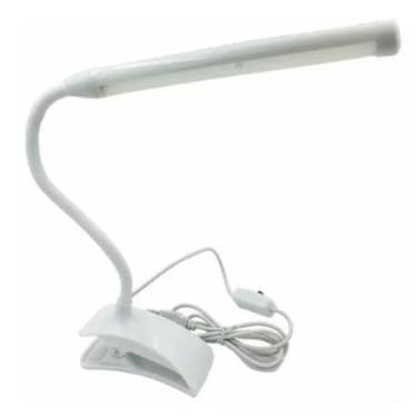 Imagem de Luminaria Led Flexivel De Mesa Leitura Com Clip E Cabo Usb