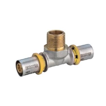 Imagem de Conexão Pex Te 20mm x 3/4M x 20mm