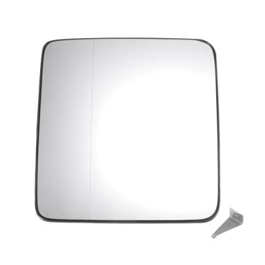 Imagem de X AUTOHAUX Substituição de vidro retrovisor do lado esquerdo do motorista com placa traseira aquecida para Jeep Wrangler JK 2018 para Jeep Wrangler 2011-2017