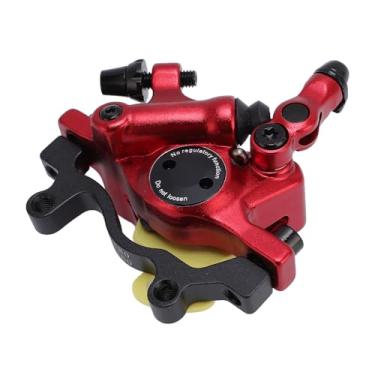 Imagem de AYNEFY Pinça de Freio de Disco para M365 Alloa de Desempenho Pinça de Freio de Disco Hidráulico para Scooters Elétricas Pro 2 para Facilitar a Instalação e Manutenção (Vermelho)