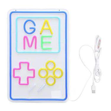 Imagem de Luocute Sinal de Néon para Jogos, LED Acrílico LED Console USB Console de Handheld Console Neon Decoração de Parede de Luz para Adolescentes Quarto de Meninos