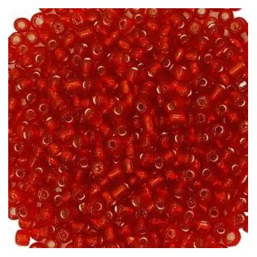 Imagem de Missangão 6/0 vermelho sangue ref 25b - Great Star - MM Biju Aviamento