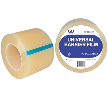 Imagem de Genco Dental Película De Barreira Transparente, 1200 Folhas, 4" X 6", Fita Adesiva Protetora Descartável Polietileno, Odontológica, Proteção Contra Tatuagem E Envoltório Para Máquina