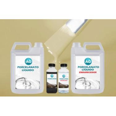 Imagem de Kit Porcelanato Líquido Marfim AG - RAL1014 por M² - Resinas ag